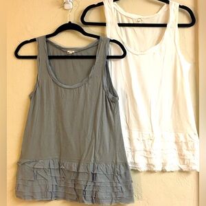 J Crew 100% Cotton Tank Tops Bundle Size Small